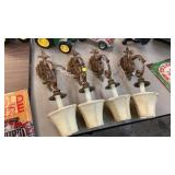 LOT OF FOUR LIGHT FIXTURES