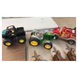 TOY CARS, TRACTOR