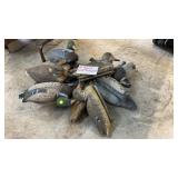 LOT OF 12 DUCK DECOYS