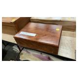 CHERRY JEWELRY BOX WITH VELVET LINERS