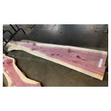 TWO CEDAR SLABS