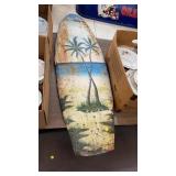 4 FT METAL SURFBOARD DECOR