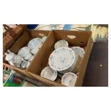 TWO BOXES OF JOHANN HAVILAND GERMANY DISHES