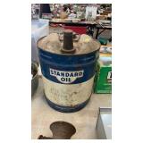 VINTAGE METAL STANDARD OIL CAN