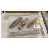 GENE AUTREY, DALE EVANS, REX ALLEN USA KNIVES
