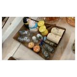 BOX OF SALT AND PEPPER SHAKERS