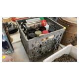 CRATE OF SPRAY PAINT