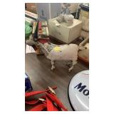 Metal goat figure