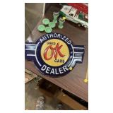 OK car Metal sign