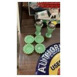 Jadeite salt/pepper & salt cellars