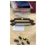 Cast iron barn door pulls