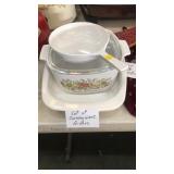 Lot of corning ware dishes