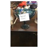 Carnival Glass compote