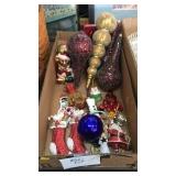 Christmas ornament box lot