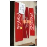 3 Vintage Coca -Cola Vending Machine Inserts