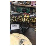Stained glass hanging light
