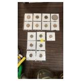 Coins wheat pennies