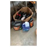 Lot of motor oil , antifreeze & coil cleaner