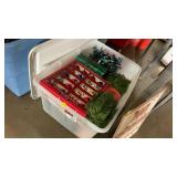 TOTE OF CHRISTMAS ITEMS
