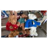 THREE STUFFED BEARS