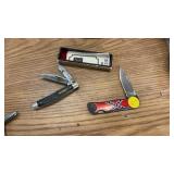 TWO POCKET KNIVES, CRAFTSMAN, CONFEDERATE FLAG
