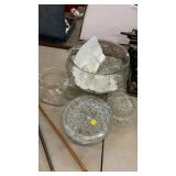 Punch bowl & glassware
