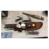 LOT OF KNIVES, SCHRADE, ETC