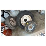 LOT OF THREE TIRES