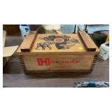 WOODEN HORNADY AMMO BOX