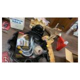 LOT OF MISC, HANGER, BRACKETS, ETC