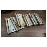 LOT OF LARGE HINGES