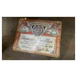 METAL BUDWEISER SIGN