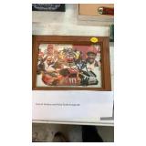 Darrell Waltrip  & Ricky Rudd signed print