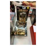 2 24k gold collector cars