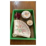 Ring bowl & makeup jars