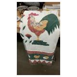 ROOSTER QUILTED THROW