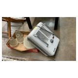 HEATER, BOX OF LIGHT SHADES