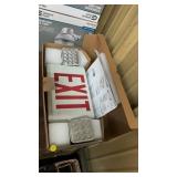 Exit sign