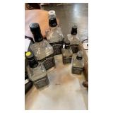 LOT OF JACK DANIELS BOTTLES