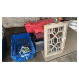 LOT OF MISC, WINDOWS, BLANKETS, ETC