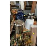 Coffee pots & cookie jar