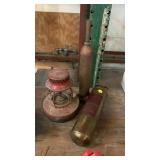 Vintage lamp, Fire Extinguisher & etc