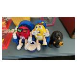 M&M AND BEAR FIGURES