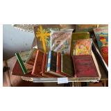 BOX OF VINTAGE BOOKS, 1800s, etc