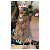 SAWS, HORSE SHOES, MUGS, ETC