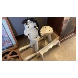 ROCKING HORSE, SHELF