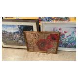 THREE LARGE FRAMED PRINTS