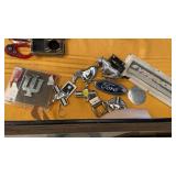 LOT OF FORD EMBLEMS, ETC