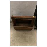 Vintage wooden toolbox