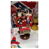 TWO NUTCRACKERS, CABLE CAR DECOR